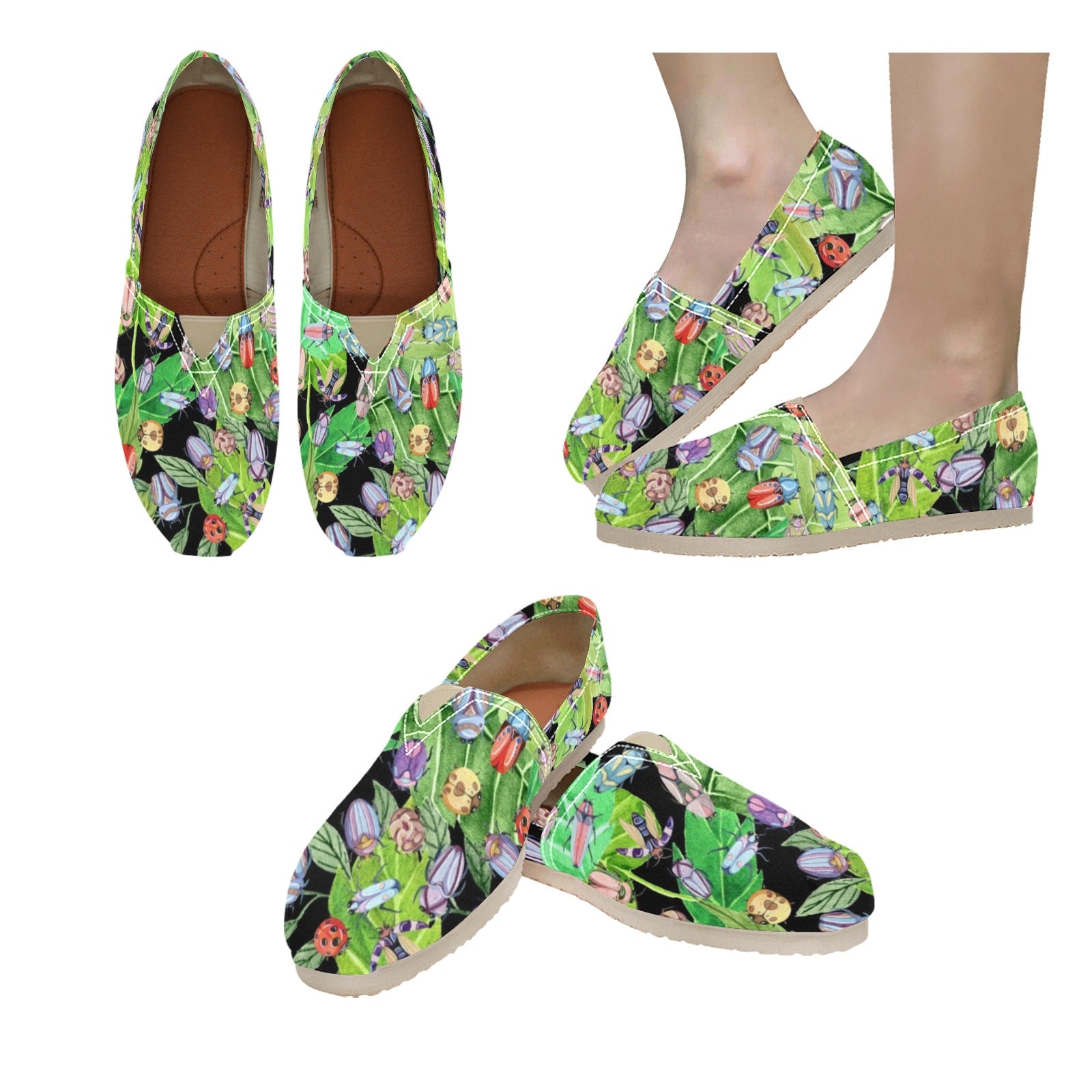 Bugs - Casual Canvas Slip-on Shoes