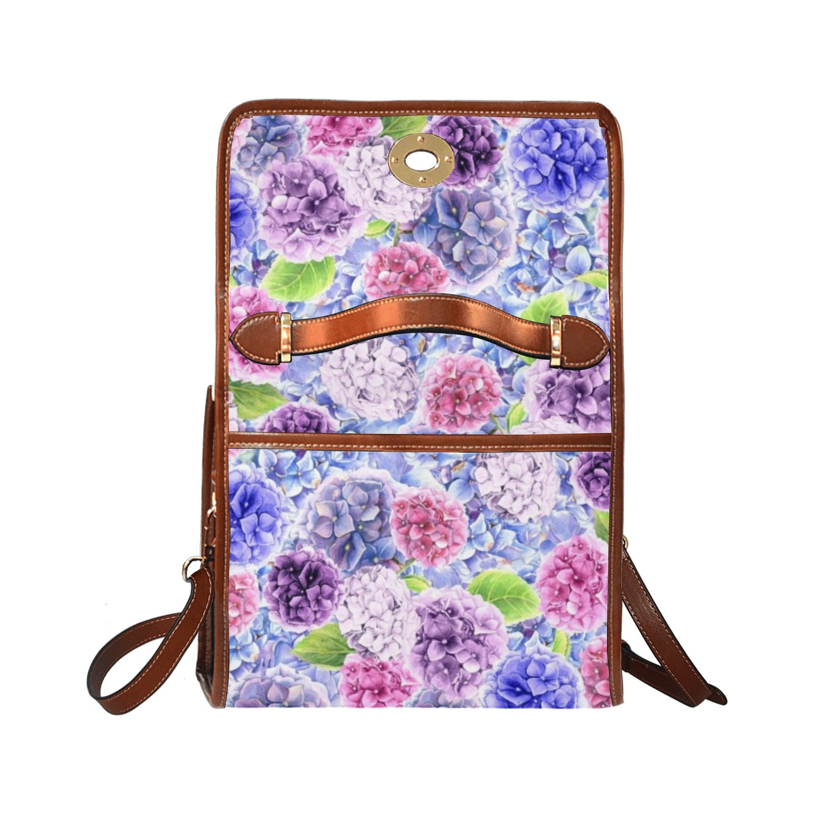 Hydrangeas - Waterproof Canvas Handbag