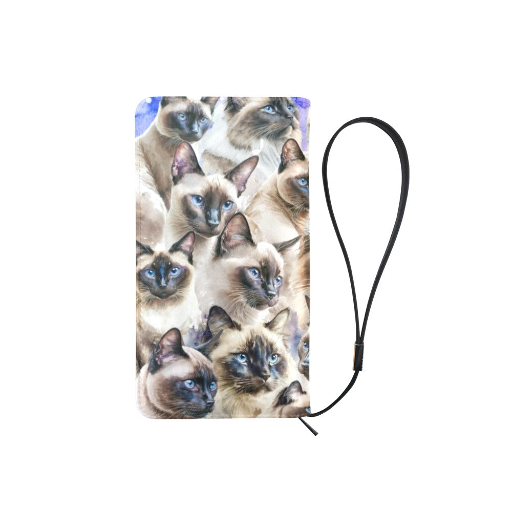 Siamese Cats - Clutch Purse Large