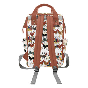 Chicken - Multi-Function Backpack Nappy Bag