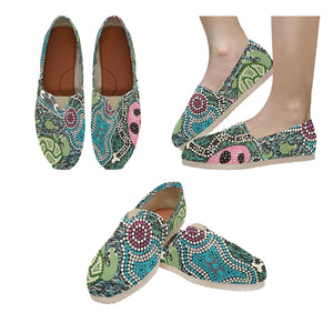 Family Travelling Together - Casual Canvas Slip-on Shoes