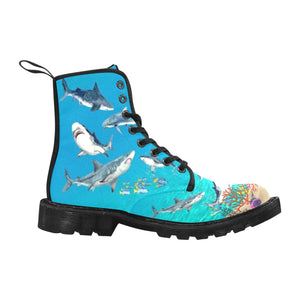 Shark - Canvas Boots - Little Goody New Shoes Australia