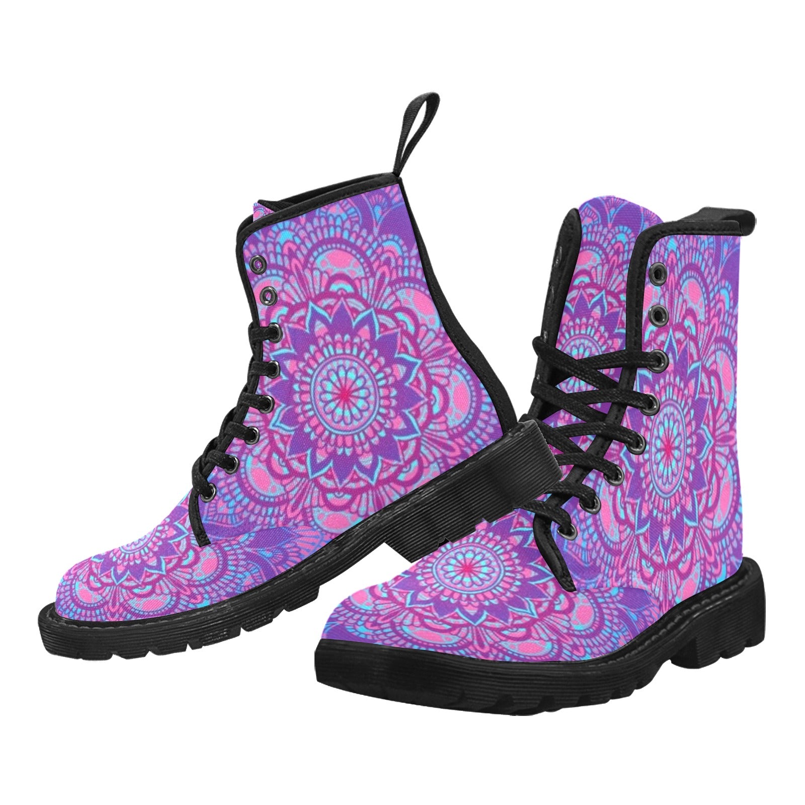 Mandala - Canvas Boots - Little Goody New Shoes Australia