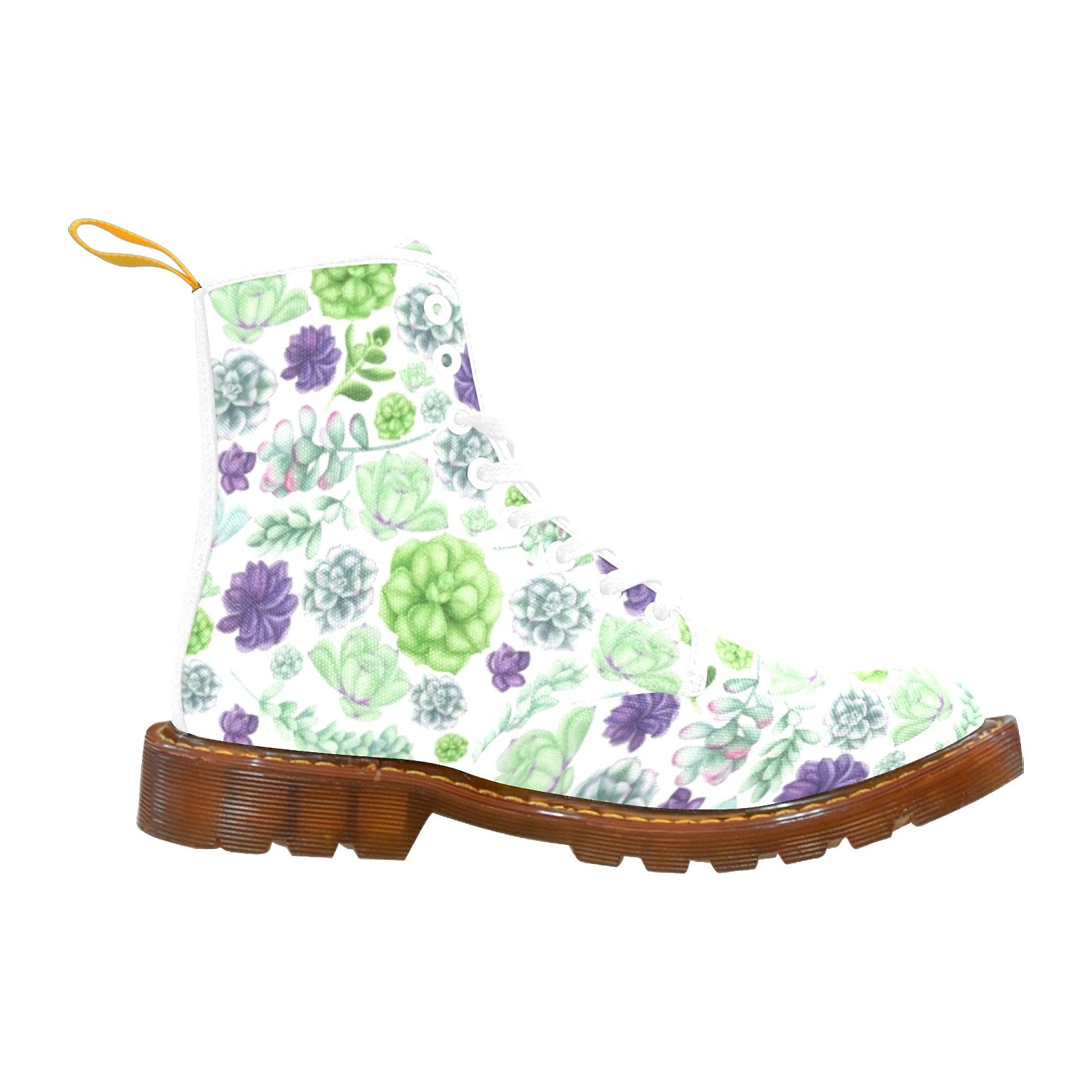 Succulents - Canvas Boots - Little Goody New Shoes Australia