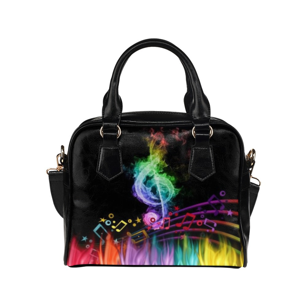 Musical Flames - Shoulder Handbag