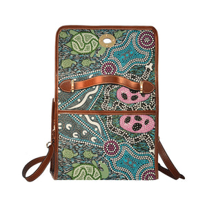 Family Travelling Together - Waterproof Canvas Handbag