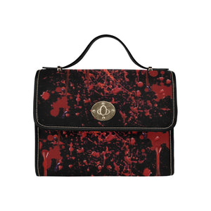 Blood - Waterproof Canvas Handbag