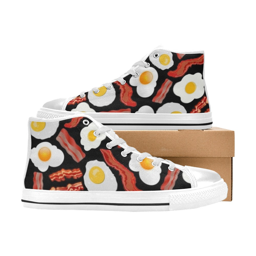 Bacon and Eggs - High Top Shoes