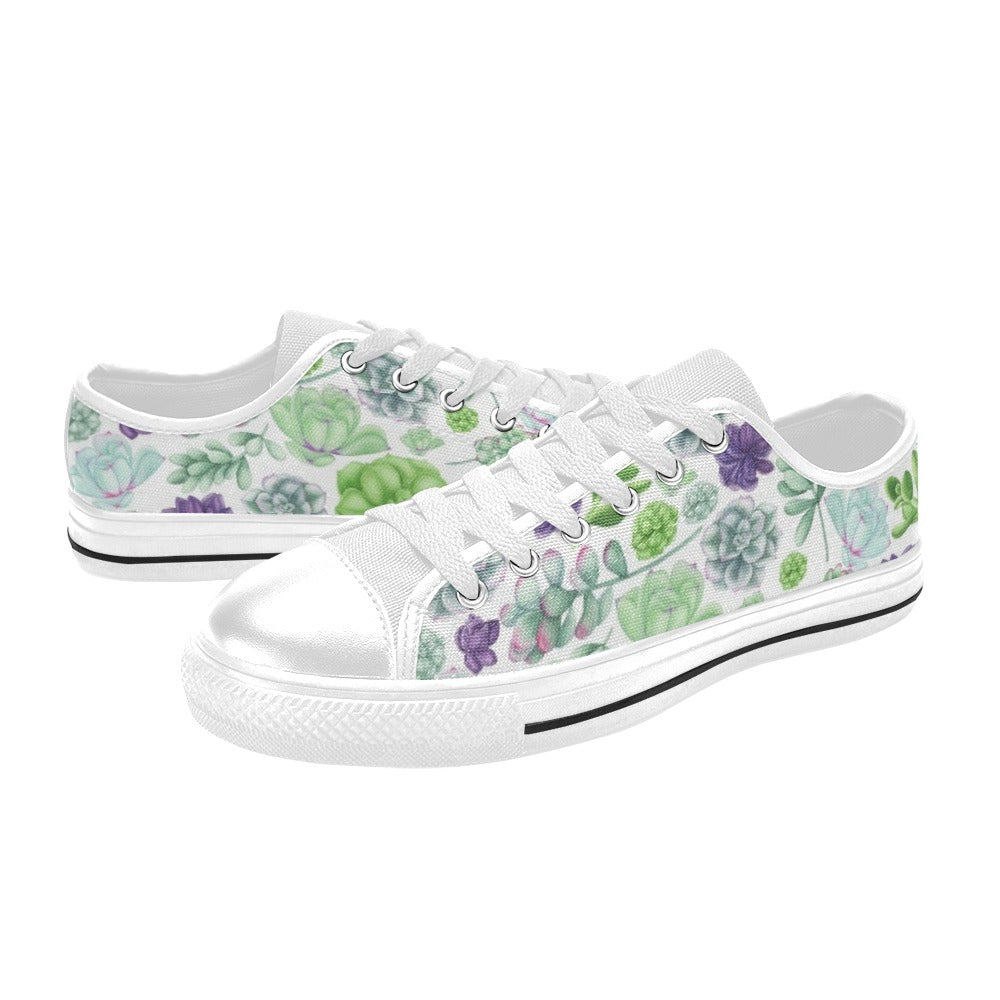 Succulents - Low Top Shoes - Little Goody New Shoes Australia