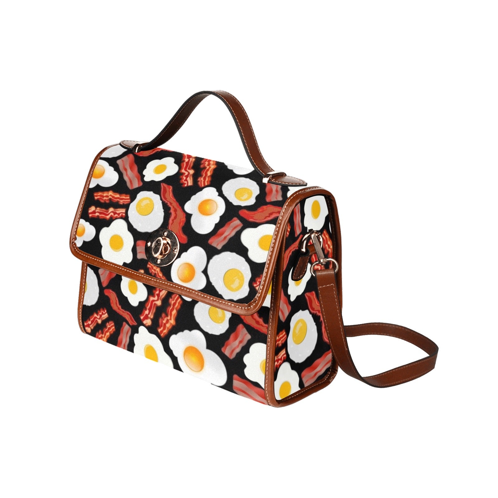 Bacon and Eggs - Waterproof Canvas Handbag