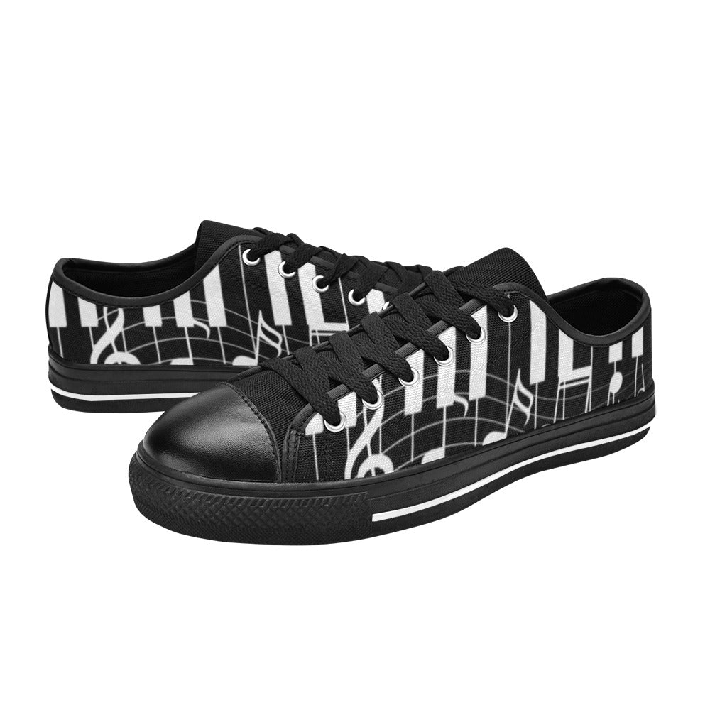 Music Notes - Low Top Shoes - Little Goody New Shoes Australia