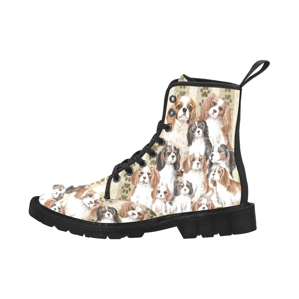 King Charles Cavalier - Canvas Boots