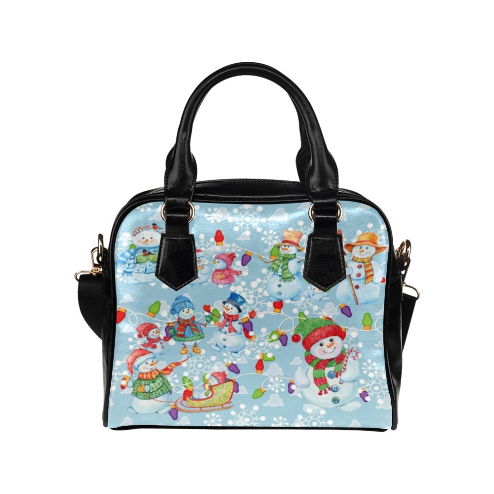 Snowmen - Shoulder Handbag - Little Goody New Shoes Australia