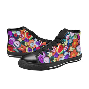 Buttons - High Top Shoes - Little Goody New Shoes Australia