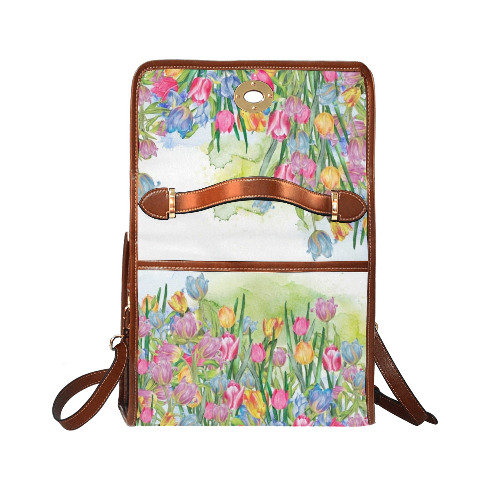 Tulips - Waterproof Canvas Handbag