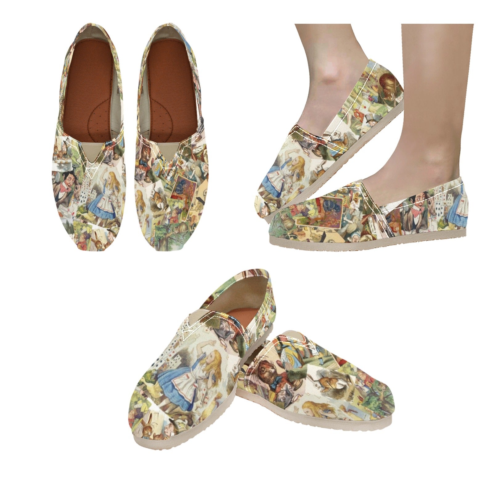 Vintage Alice - Casual Canvas Slip-on Shoes