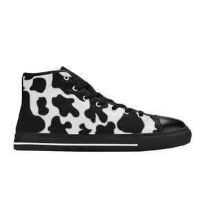 Cow - High Top Shoes - Little Goody New Shoes Australia