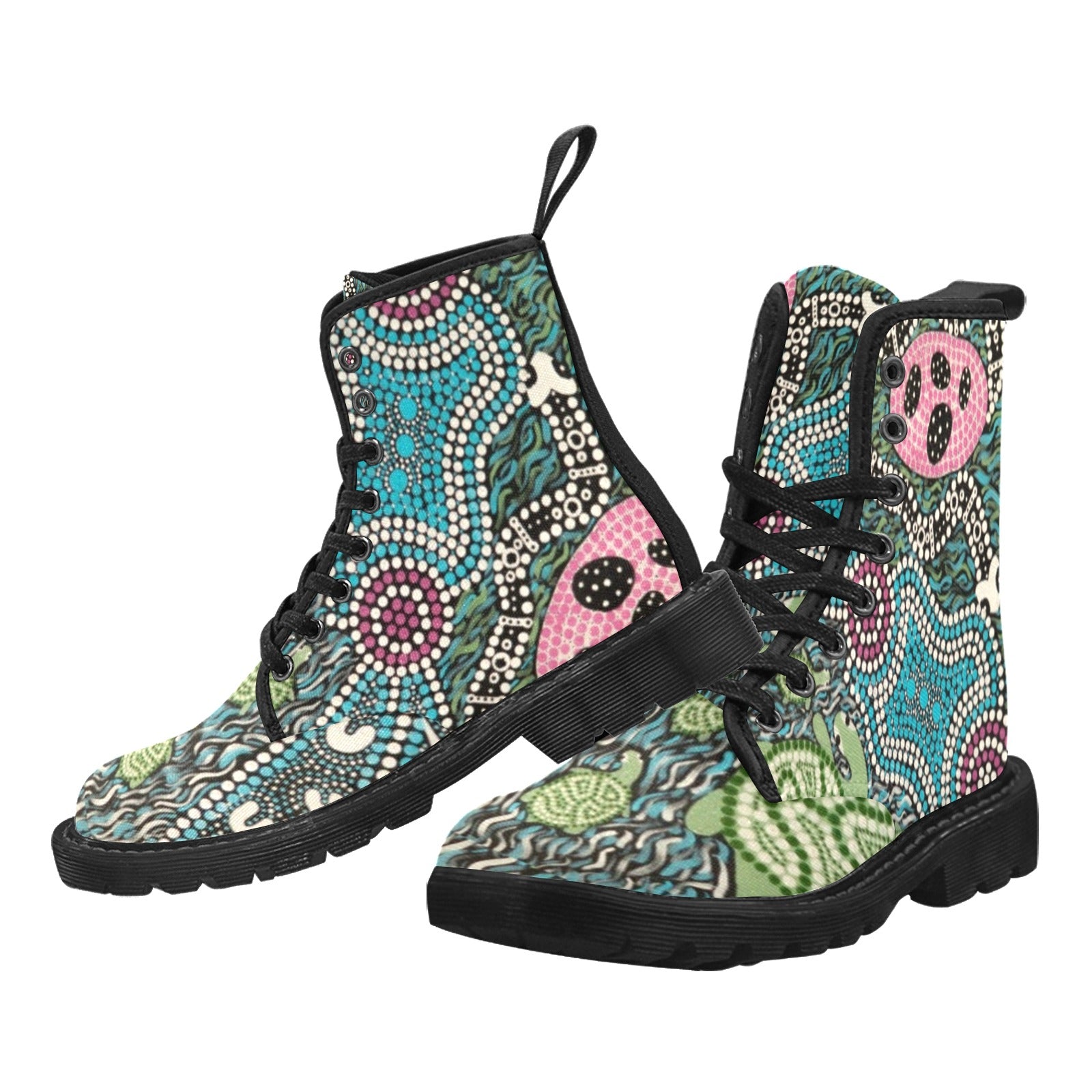 Family Travelling Together - Canvas Boots