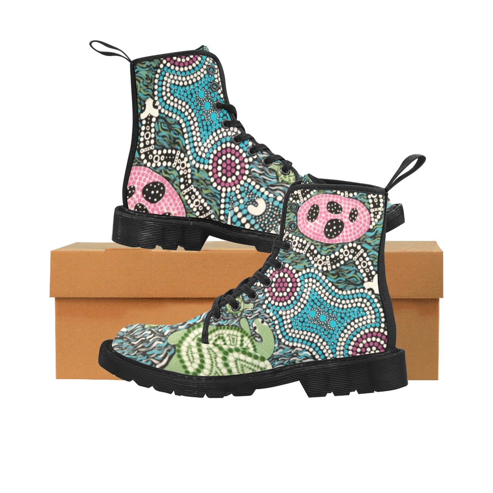 Family Travelling Together - Canvas Boots