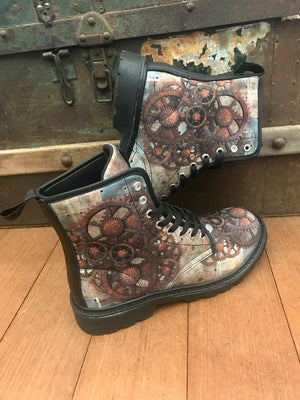 Full Metal - Canvas Boots - Little Goody New Shoes Australia