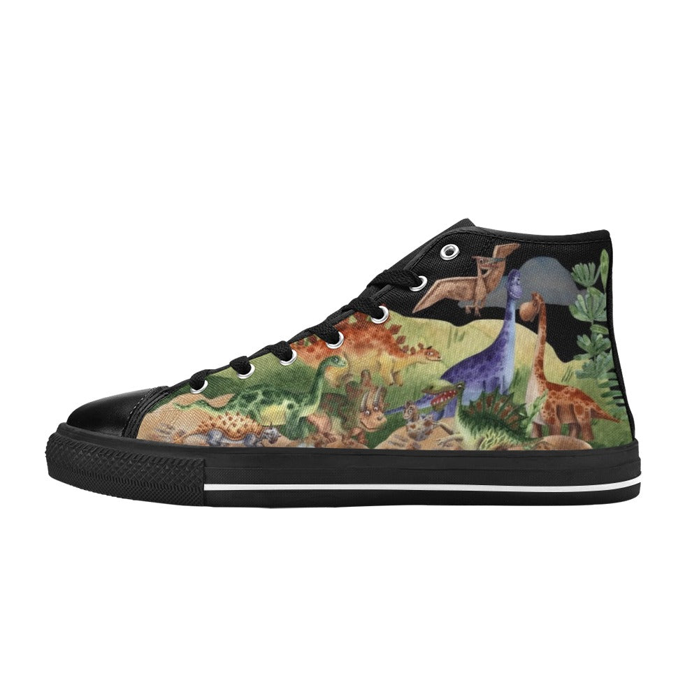 Dinosaur - High Top Shoes - Little Goody New Shoes Australia