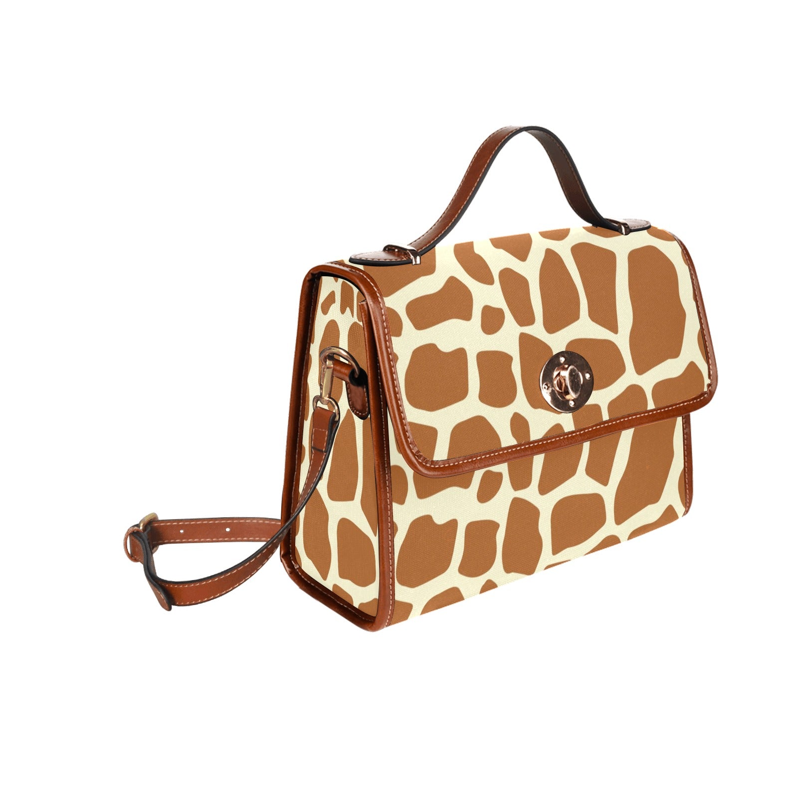 Giraffe - Waterproof Canvas Handbag