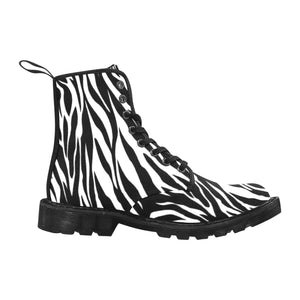 Zebra - Canvas Boots - Little Goody New Shoes Australia