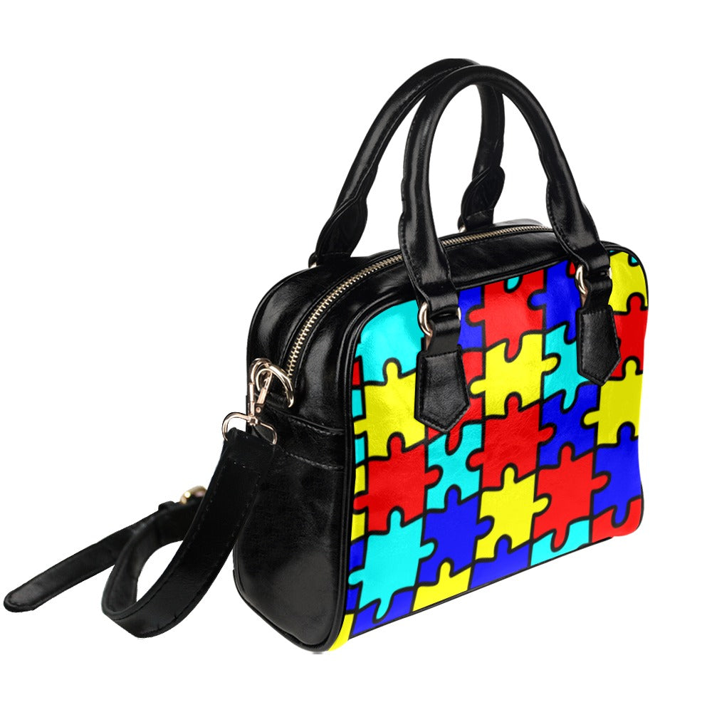 Jigsaw Puzzle - Shoulder Handbag