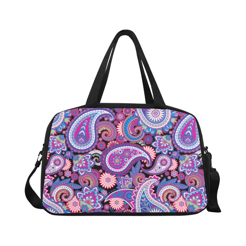 Purple Paisley - Travel Bag