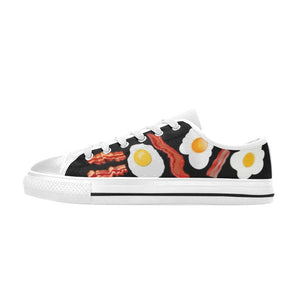 Bacon and Eggs - Low Top Shoes