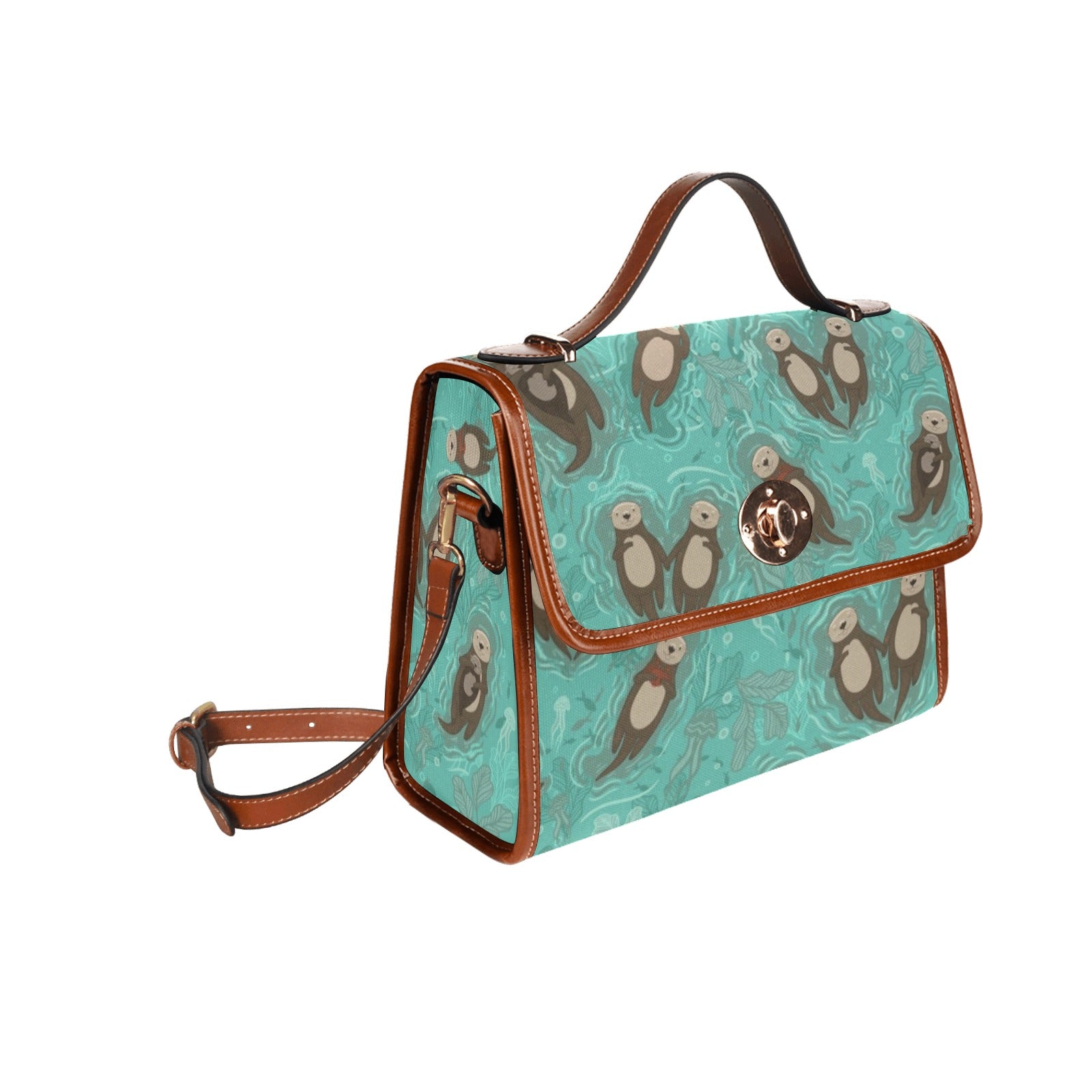 Otters - Waterproof Canvas Handbag