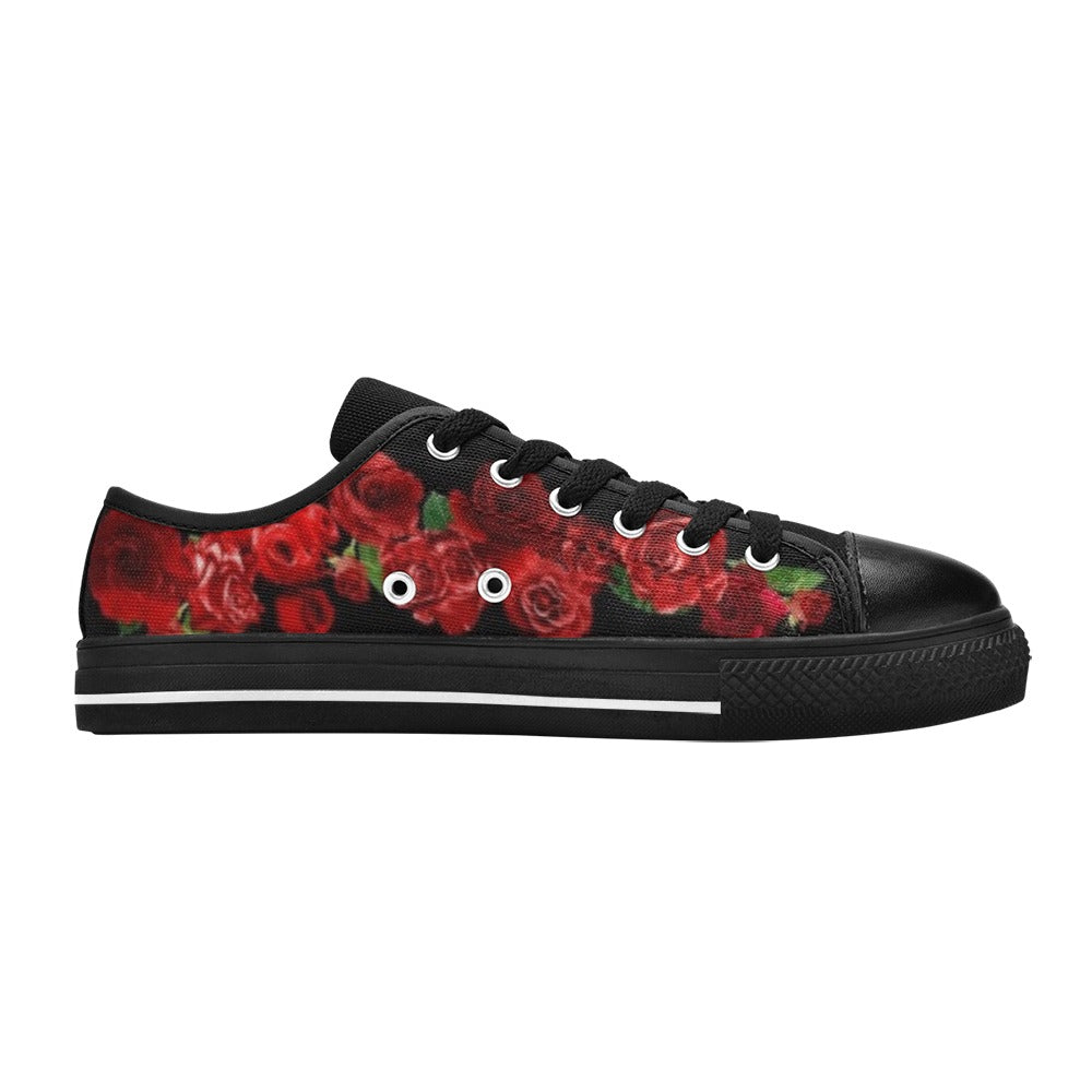 Roses Red - Low Top Shoes - Little Goody New Shoes Australia
