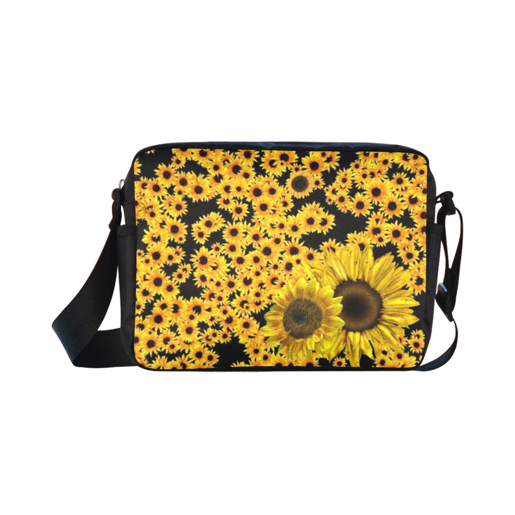Sunflowers - One-sided Crossbody Nylon Bag - Little Goody New Shoes Australia