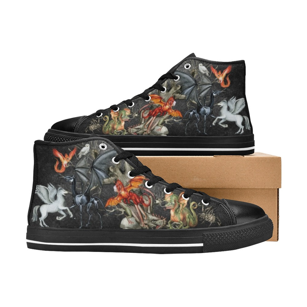 Magical Creatures - High Top Shoes
