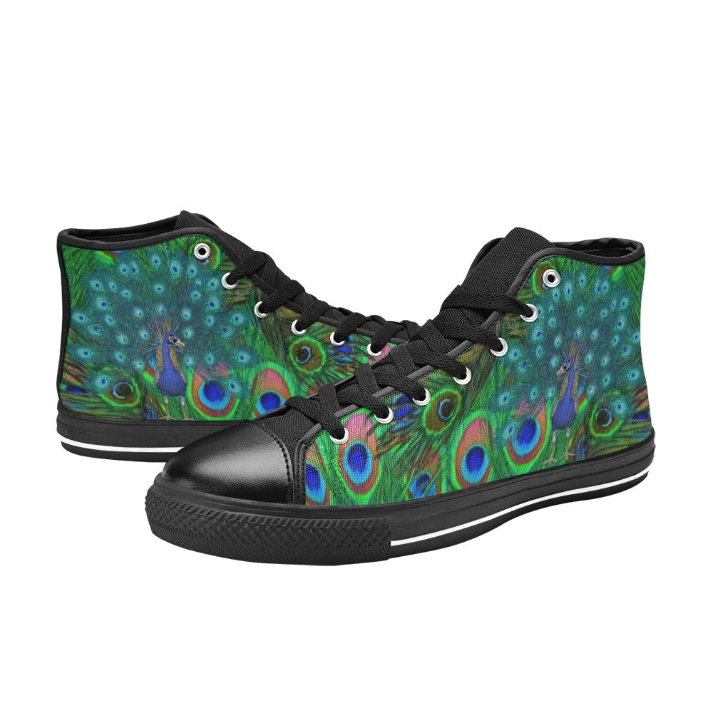 Peacock - High Top Shoes