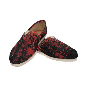 Blood - Casual Canvas Slip-on Shoes
