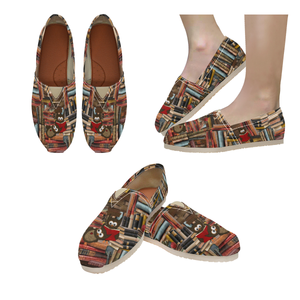Owl - Casual Canvas Slip-on Shoes