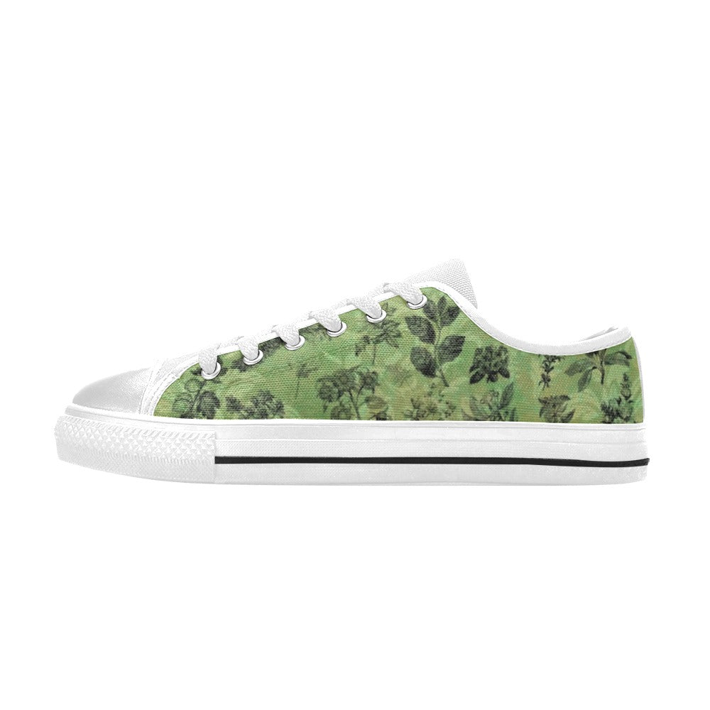 Vintage Botanical - Low Top Shoes