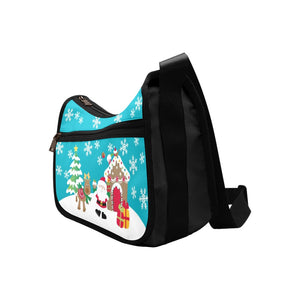 Santa Claus Scene - Crossbody Handbag