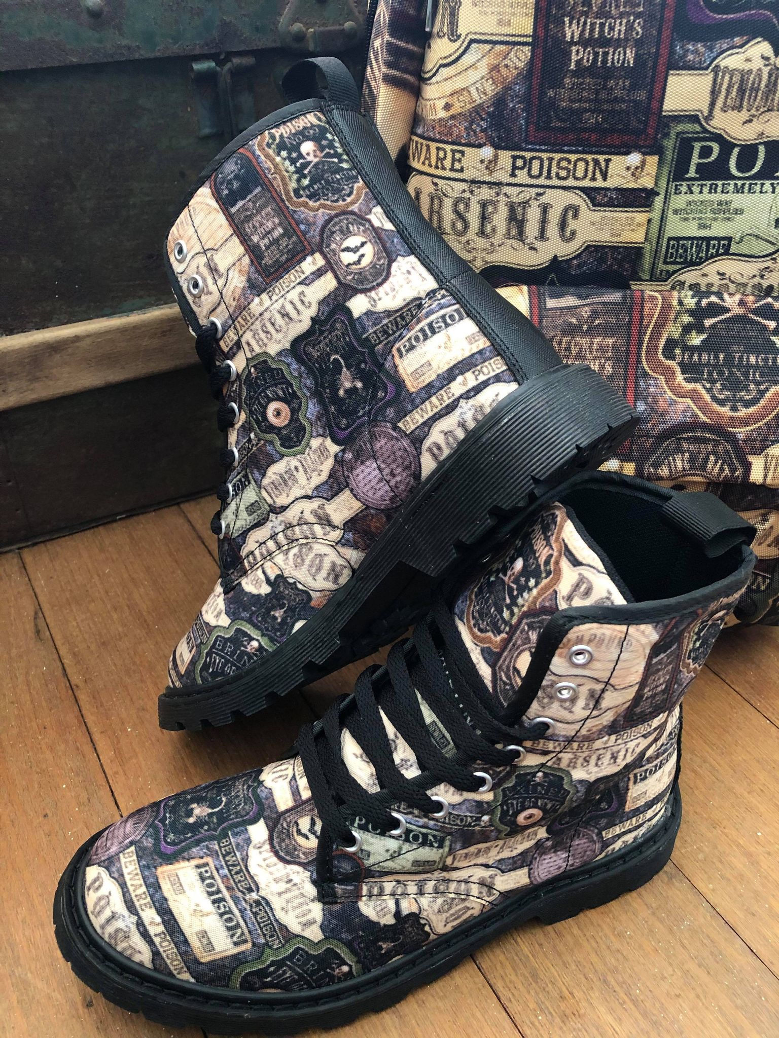 Apothecary - Canvas Boots - Little Goody New Shoes Australia