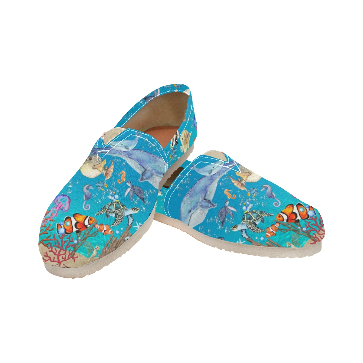 Underwater - Casual Canvas Slip-on Shoes