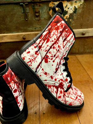 Blood - Canvas Boots