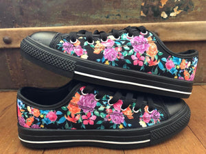 Bright Floral - Low Top Shoes