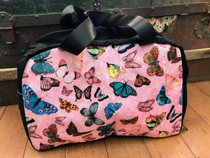 Butterfly Pink - Travel Bag - Little Goody New Shoes Australia