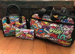 Comic - Travel Bag - Little Goody New Shoes Australia