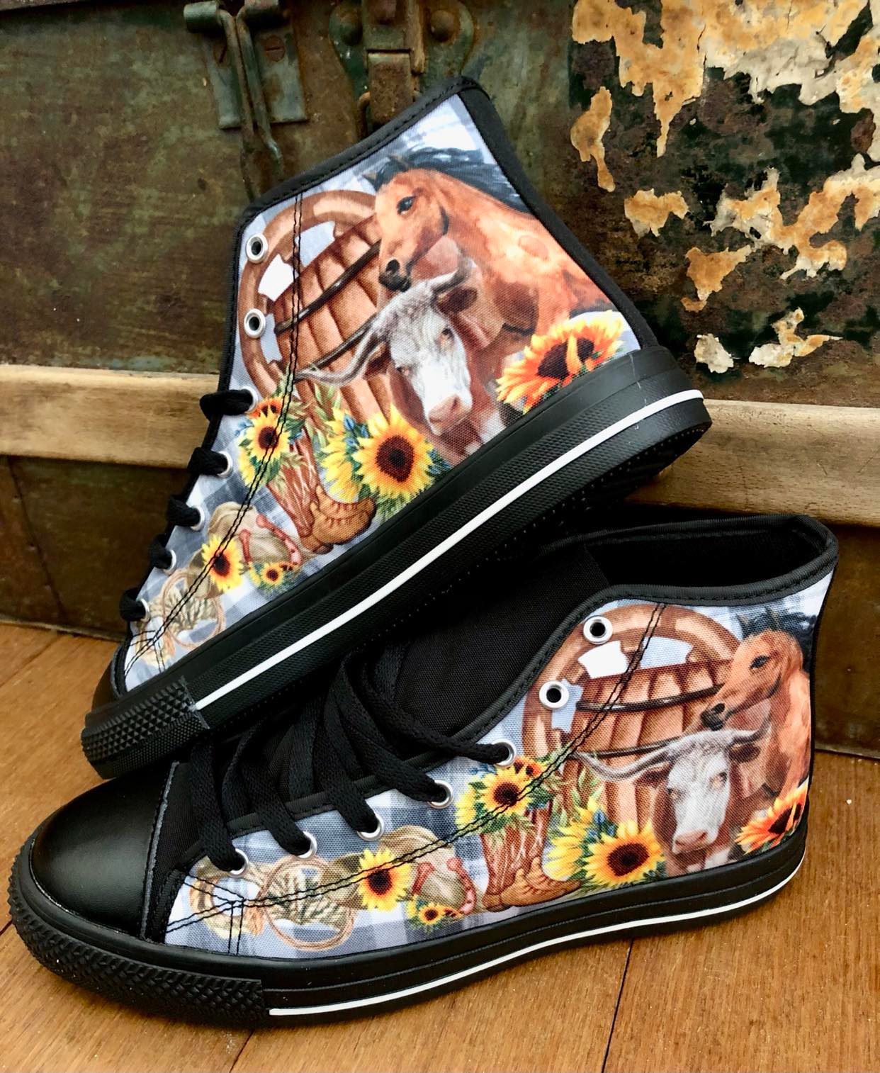 Cowgirl Western - High Top Shoes