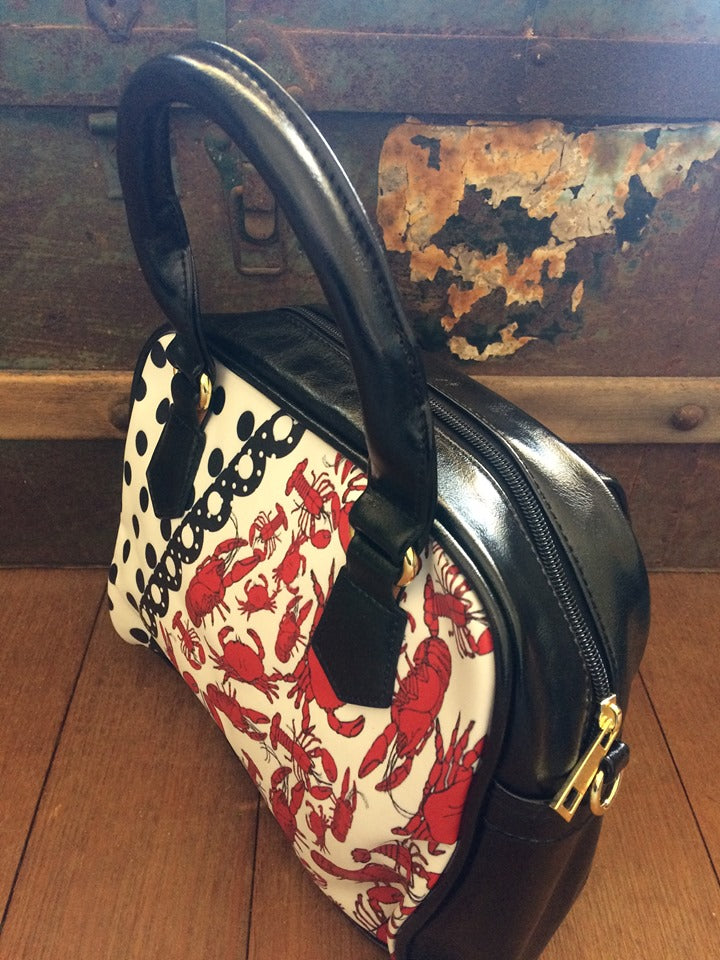 Crab and Lobster - Shoulder Handbag - Little Goody New Shoes Australia