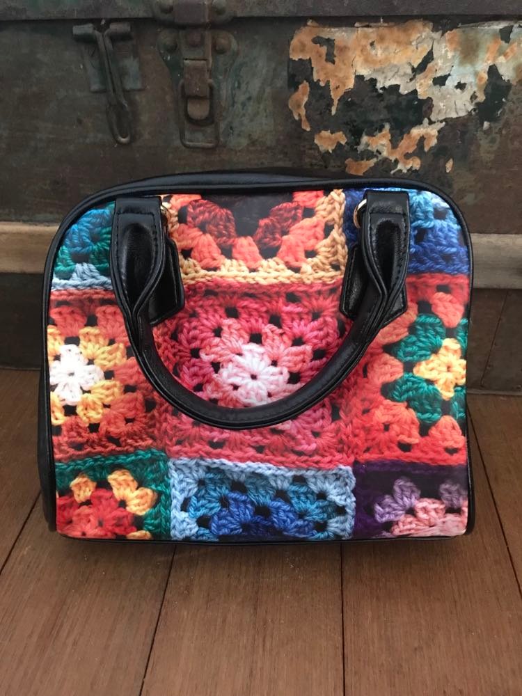 Crochet Granny Squares - Shoulder Handbag