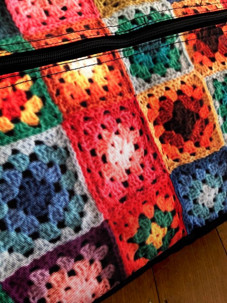 Crochet Granny Squares - Travel Bag