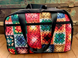 Crochet Granny Squares - Travel Bag